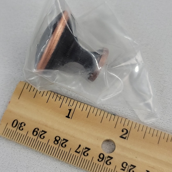 Lot Of 12 Liberty Garrett Oil Rubbed Bronze Cabinet Knobs With Copper Highlights - Picture 3 of 9